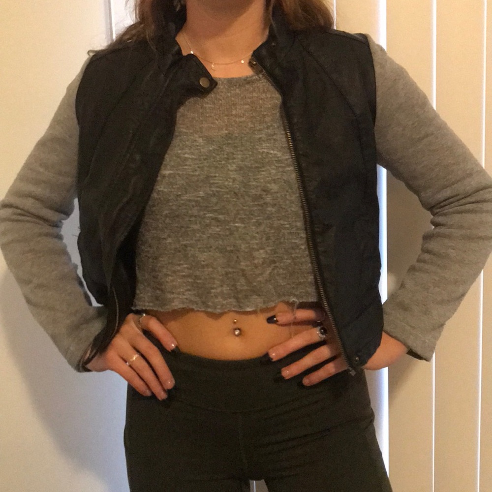Leather jacket